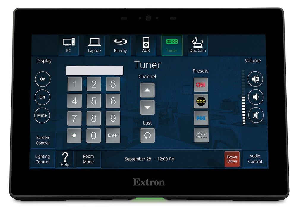 Extron Tlp Pro 725t Pantalla Táctil Touchlink Pro De 7